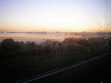  On a frosty morning heading in to town from Te Atatu